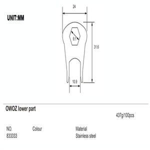 Outils de poinçonnage en cuir en acier inoxydable 8333333 pour yacht, bateau, voiture, guitare, auvent, toile, boutons, boucles, outils d'installation - Product Image 5