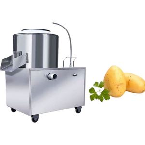 Nouvelle Machine à Éplucher les Fruits et Légumes Entièrement Automatique en Acier Inoxydable, 220V/110V 1500W, pour Pommes de Terre, Patates Douces et Igname - Product Image 3