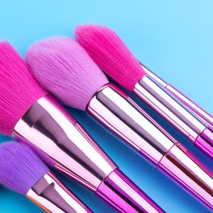 Fld — ensemble de pinceaux de maquillage professionnels, manches en forme d'étoile personnalisées, lot de 5 pièces, poudre, fond de teint, nettoyage des yeux - Product Image 4