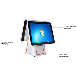 Sistema de Punto de Venta Todo en Uno Inteligente con Pantalla Dual, Impresora Térmica de 80 mm, Sistema de Caja Registradora Android con Pantalla Táctil - Product Image 4