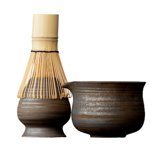Ensemble de bols à matcha Shangyan en grès, accessoires durables pour la cérémonie du thé, origine Dehua, collection Printemps 2026 - Product Image 5