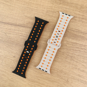 <span class=keywords><strong>Correa</strong></span> de Silicona para <span class=keywords><strong>Apple</strong></span> <span class=keywords><strong>Watch</strong></span>, Pulsera de 45mm, 41mm, 44mm, 49mm, 40mm, 38, 42mm, 46mm, Serie 1110, 9, 8, <span class=keywords><strong>7</strong></span>, 6, 5, 3 - Product Image 5
