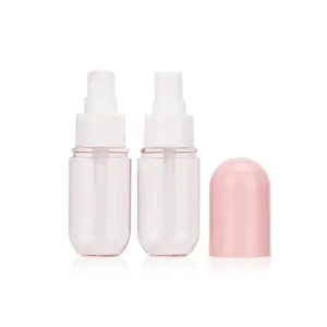 En plastique 40 60 100 120 150 ml PET cosmétique pilule capsule forme conteneur paquets vaporisateur pompe bouteille pour gel d'alcool