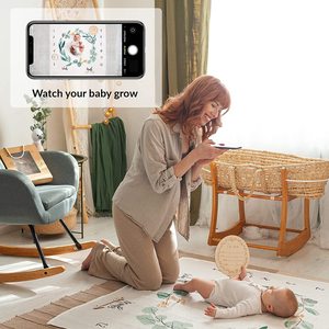 Couverture mensuelle pour bébé garçon animaux de la jungle couverture neutre pour nouveau-né garçon et fille cadeau de douche personnalisé Safari - Product Image 6