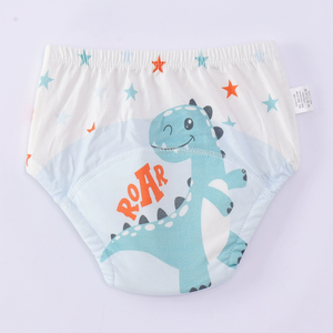 子供用トレーニング防水パンツ ベビー通気性おねしょパンツ 幼児用コットン練習パンツ - Product Image 5