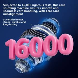 Nuovo Tavolo Automatico per Mahjong per Uso Domestico, Pieghevole, Silenzioso, per Quattro Giocatori, con Mescolatore Automatico di Carte, Mobile e Girevole - Product Image 3