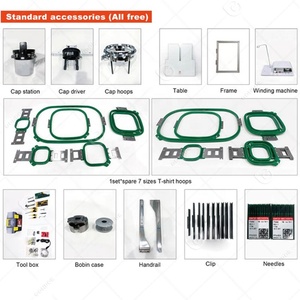 Máy vi tính động cơ 3 đầu 3D Puff 3 đầu romaker thêu in ấn precios de maquina de bordar computarizadas máy - Product Image 5