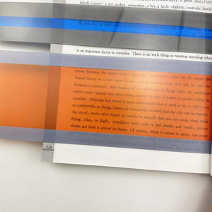 Promotional Personalized Cheap Custom Printing Kids Transparent Bookmarks Gift Set - Product Image 2