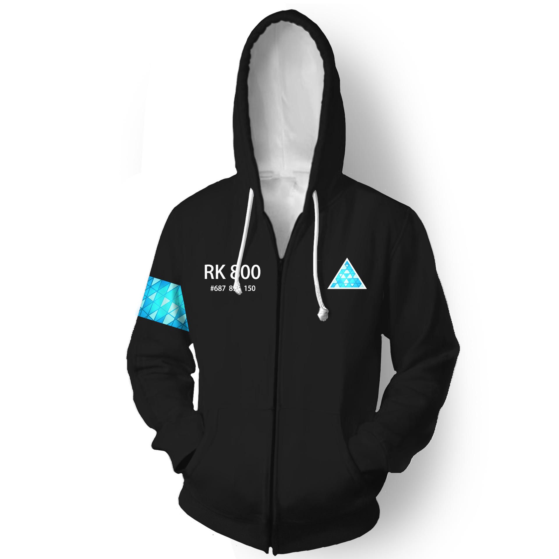 Detroit Become Human RK800 Hoodie Sweatshirt Anime Cosplay