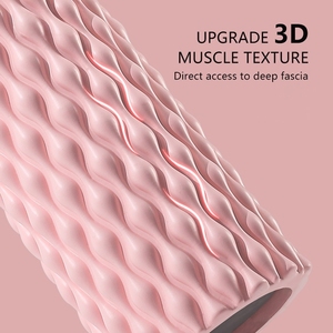 Rol pijat EVA bentuk tetesan air portabel rol Yoga logo kustom rol otot rol busa grosir - Product Image 3