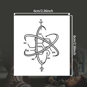 Tatuaggio temporaneo Semi permanente tatuaggio impermeabile a prova di sudore per 2 settimane realistico tatuaggio Anti-attrito per il braccio della mano - Product Image 5