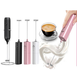 Mousseur de <span class=keywords><strong>lait</strong></span> électrique portable en acier inoxydable 304 et dispositif d'économie de main-d 'œuvre en plastique pour créer de la <span class=keywords><strong>mousse</strong></span> de café - Product Image 6