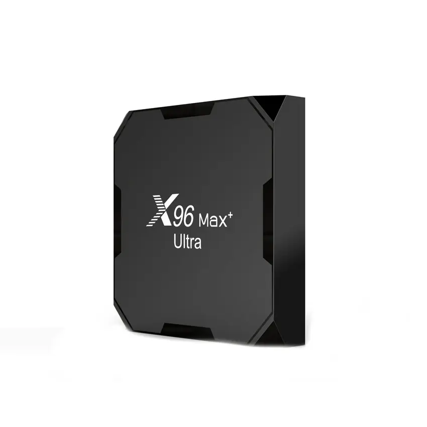New Amlogic S905X4 8K Video AV1 X96 Max+ Ultra TV Box Dual Wifi 4GB RAM Android 11 with BT