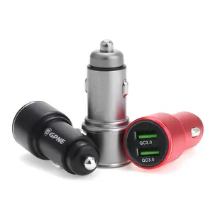 ที่ชาร์จในรถยนต์แบบไร้สาย DC 5V 3A CQ3.0 ชาร์จเร็วแบบ Quick Fast Charging ช่องเสียบ Type C คู่ 2 ช่อง สำหรับสมาร์ทโฟน - Product Image 1