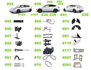 Kits de carrocerí<span class=keywords><strong>a</strong></span> de coche al por mayor de fábrica Marco de parachoques trasero delantero | Compra integral de piezas originales Tesla Model 3 Y S X - Product Image 4