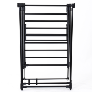 New Arrival Thép Hiện Đại 14M Móc Khô Khô Quần Áo Giá Có Thể Gập Lại Đứng Quần Áo Khô Giá Gấp Trong Nhà Kệ - Product Image 6