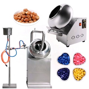 Máquina Recubridora de Chocolate Pequeña <span class=keywords><strong>para</strong></span> Frutos Secos como Cacahuates, Dátiles, Nueces de Macadamia y Cacahuates con Cobertura de Chocolate, Estándar Alemán - Product Image 1