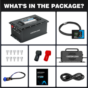 リチウム48V/72V LiFePO4ゴルフカートバッテリー105Ah 160Ah-300Ah UTV充電器付き - Product Image 3