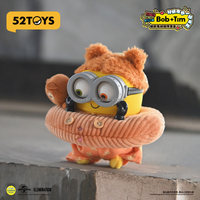 Boîte Mystère 52TOYS : Pendentif en Peluche Bobb-Tim Miniones Good Friends Together, Série Vinyle, Jouet de Collection, Boîte Surprise