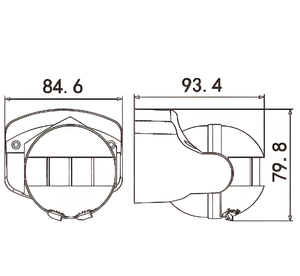 مصباح LED خارجي مستقل رخيص الثمن مع مستشعر حركة ومدى كشف 12 متر وتأخير قابل للتعديل للحدائق والساحات - Product Image 6