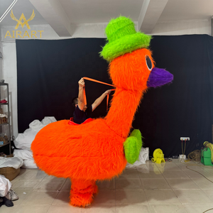 Meilleure vente gonflable longue peluche canard autruche <span class=keywords><strong>oiseau</strong></span> Costume pour <span class=keywords><strong>échasse</strong></span> spectacle activité - Product Image 3