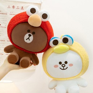 Peluche Super Morbido Koni Coniglio Orso Bruno, Orsetto con Occhi Grandi, Mostro Trasformabile in Coniglietto, Regalo di Compleanno - Product Image 4