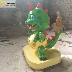Escultura de Dinosaurio de Fibra de Vidrio para Exteriores, Figura Decorativa de Animal para Montar en el Suelo, Jia Hua - Product Image 4