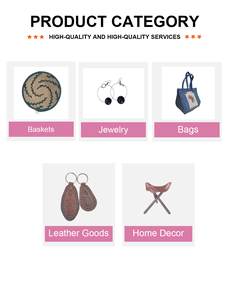 Uganda Handmade <b>Beaded</b> Round Hoop Earrings with Triangle <b>Thread</b> Cute Party Ethnic Fashion Jewelry - Product Image 4