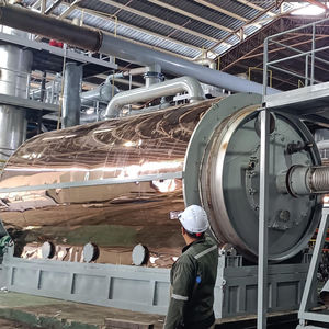 La machine d'extraction d'huile de pneu/caoutchouc de déchets continus automatique a utilisé l'usine d'huile de pyrolyse de pneu - Product Image 2