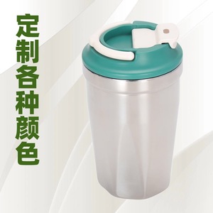 Stainless Steel Coffee Mug Tumbler With Handle 500Ml Travel Insulated Cup For Home Office Outdoor Use - Product Image 5