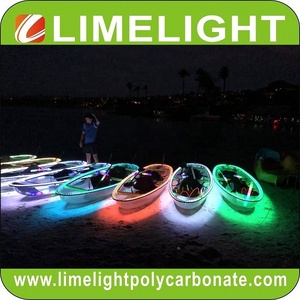 Kayak Doble Transparente con Luces LED para Paseos Nocturnos - Product Image 5
