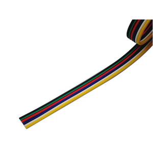 Cavo Elettrico Piatto 10 Metri 6X0.25 mmq Esagonale per Strisce LED RGBWW RGB+CCT, Cavi di Alimentazione e Prolunghe - Product Image 4