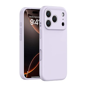 Coque en silicone S069 antichoc pour iPhone 17 Pro Max, compatible avec les objectifs d'appareil photo des iPhone 14, 15, 16 et 17 Air - Prix direct - Product Image 1