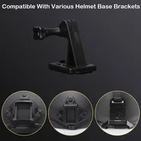 KAMPHO-Adaptateur de Casque Tactique pour Caméra d'Action Avant, Fixation Fixe, pour Rapide, Gopro, Cyclisme, Airsoft, Accessoires