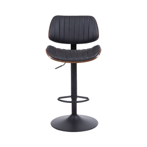 Modern Luxury Adjustable Commercial <strong>Bar</strong> <strong>Stool</strong> with <strong>2</strong> Gaslift PU PVC Fabric Swivel Metal Frame Home <strong>Bar</strong> Hotel Dining Living Room - Product Image 5