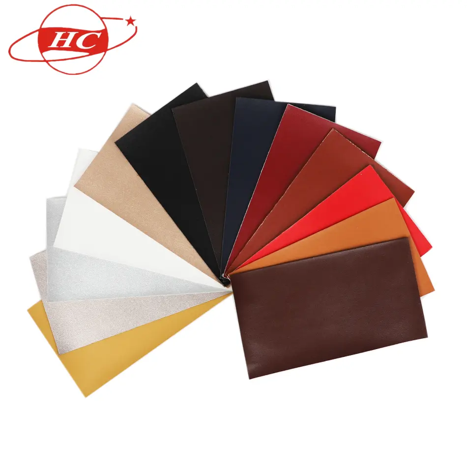 Classic napa pu leather for bags, various colors PU leather in stock can be customized leather for bags 2022