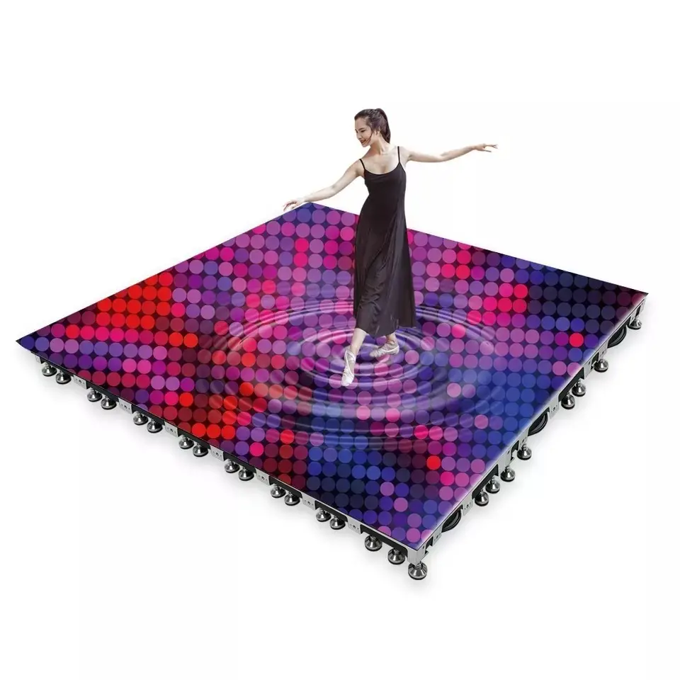 LEADLED Interactive Dance Floor Led Display 3D Dance Floor Standing Led Display Screen Panels Floor Led Stage Display