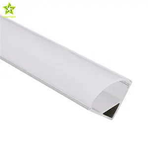 Starlight Led Strip Aluminiumlegering 6063 T5 Extrusie Koellichaam Muur Lichthoek Hoek Alu Led Profiel