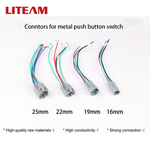 22 Mét Không Thấm Nước Momentary Vòng <span class=keywords><strong>LED</strong></span> Chiếu Sáng IP67 NO NC Momentary Kim Loại <span class=keywords><strong>Push</strong></span> <span class=keywords><strong>Button</strong></span> Chuyển - Product Image 6