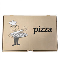 Boîtes à pizza en carton ondulé brun extra larges de 18 pouces SP3632, qualité alimentaire, résistantes à la graisse, laminage mat, écologiques pour les restaurants