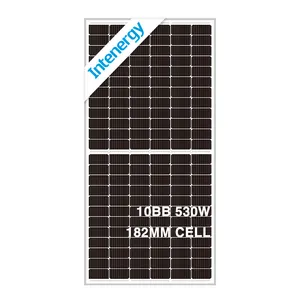 Telhado fotovoltaico intenergy 530w PV telhas PERC 182mm Mono meia célula painéis solares para construção doméstica