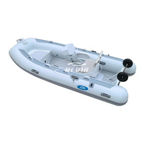 Haide CE 12ft Alu360B Bateau semi-rigide, Plaquettes de frein pour vélo, Radeau de pêche, Bateau ponton en aluminium, Planche à pagaie, Moteur - Product Image 3
