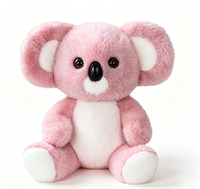 Peluche koala personnalisée par sublimation, animal en peluche multicolore, koala en peluche doux avec logo imprimé pour cadeau d'enfant