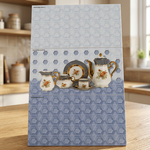 Carreaux muraux décoratifs blancs pour cuisine, fabriqués en Chine, 12x24 300x600mm, carreaux en céramique émaillés numériques pour usage intérieur - Product Image 6
