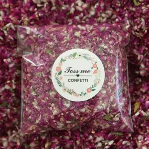 กลีบกุหลาบแห้งธรรมชาติ G203 คุณภาพสูง สำหรับชงชาและผลิตภัณฑ์บำรุงผิว - Product Image 6