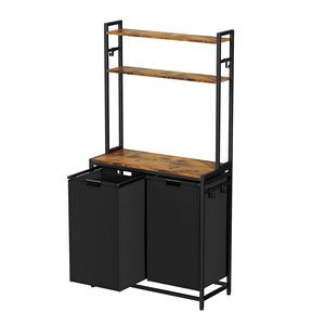 Commerci all'ingrosso <span class=keywords><strong>bagno</strong></span> camera da letto estraibile sacchetti della biancheria rimovibili cesto della biancheria con portaoggetti - Product Image 2
