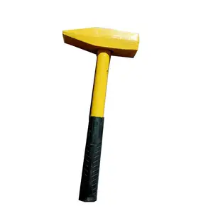 cheap 500g 1kg 1.5kg 2kg cast iron Machinist Hammer with steel pipe handle manufacturer