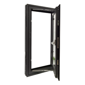Fenêtres à battants en alliage d'aluminium noir historique à double vitrage avec grille décorative et <span class=keywords><strong>moustiquaire</strong></span> - Product Image 3