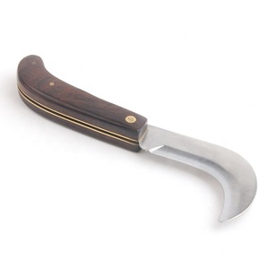 มีดพับสแตนเลส ด้ามไม้ สำหรับต่อกิ่งเห็ด เครื่องมือทำสวน - Product Image 4