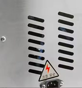 Machine de glaçage multifonctionnelle motorisée pour bonbons, avec sécheur chauffant, pour le glaçage au sucre et au chocolat, idéale pour les fêtes - Product Image 3